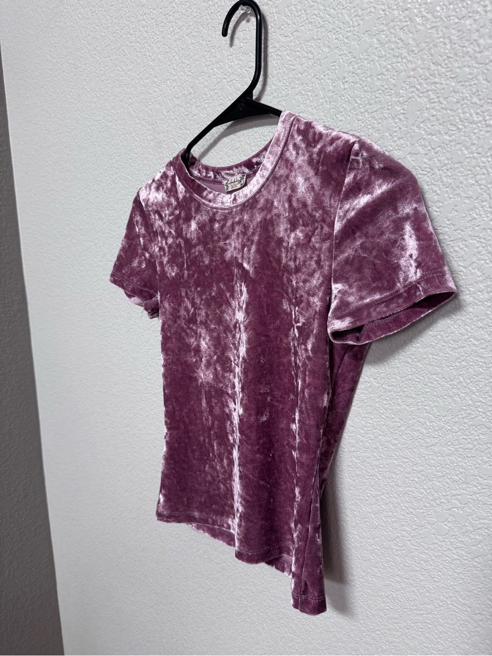 Free People Velvet Baby Tee Pink Lavendar Women’s XS Summer Festival - Picture 3 of 5